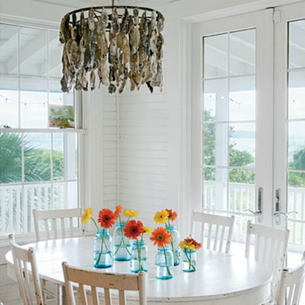 DREAMY OYSTER SHELL CHANDELIER IDEAS