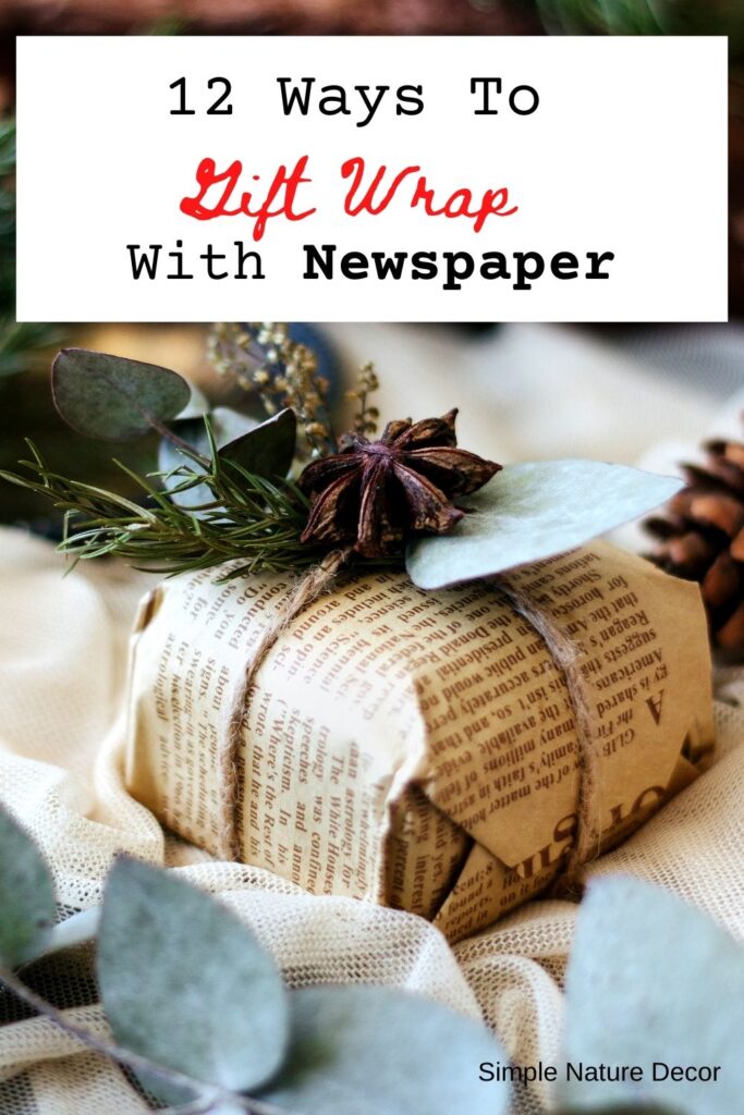 Newspaper Wrapping Paper Sheets Old Newsprint Gift Wrapping Paper