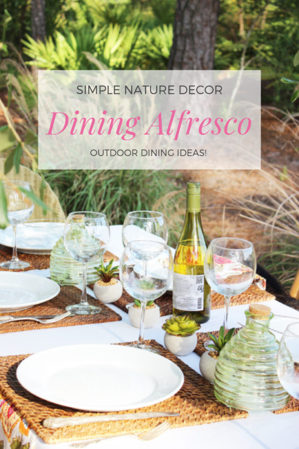 Inspiration ~ Alfresco Dining - Celebrate & Decorate