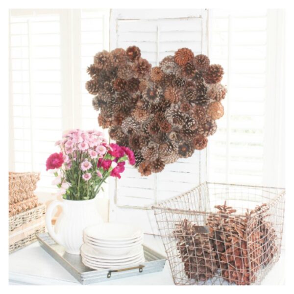How to Make a Heart Shaped Cake for Valentine's Day - Pinecones and Acorns