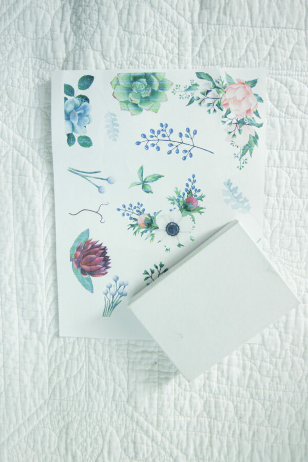 Botanical Printables That Can Be Used For Gift wrapping
