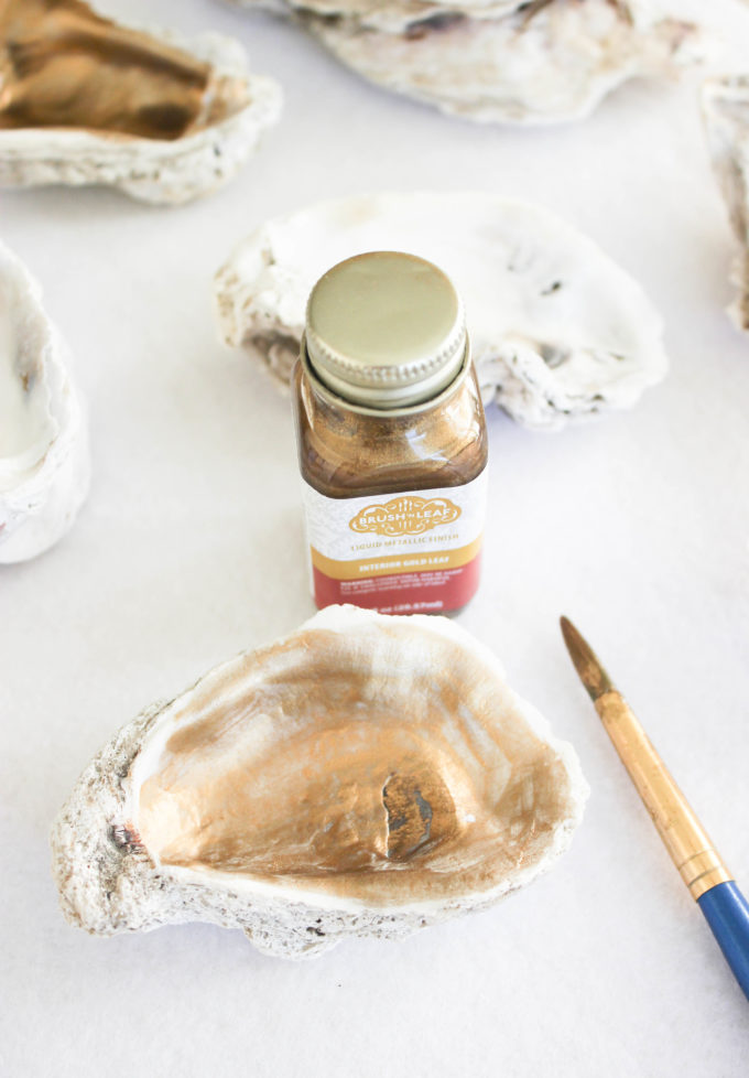 Ocean Pour Painting Oyster Shell Jewelry Dish