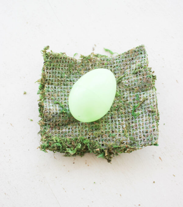 DIY Moss Covered Eggs