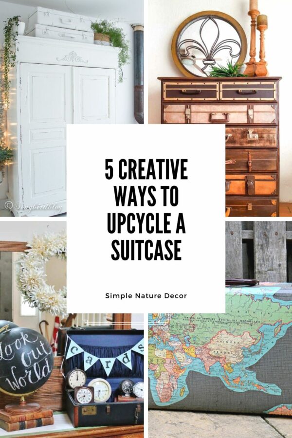 How to paint and decorate with suitcases in five easy steps.