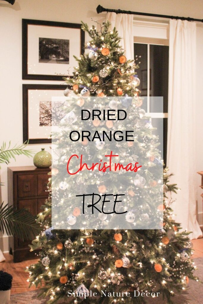 How To Make A Dried Orange Christmas Tree Decorations