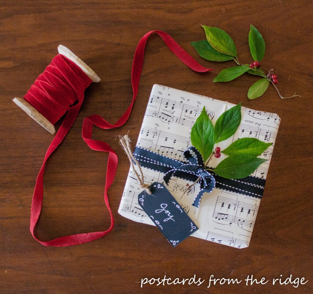 How To Make Ribbon And Ticking Christmas Ornaments - Thistle Key Lane