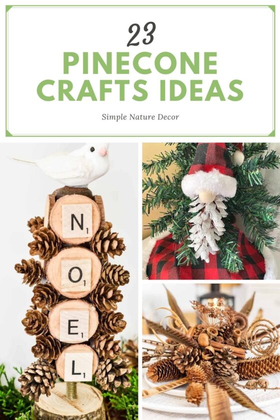 Pine cone craft ideas for the holidays you will love