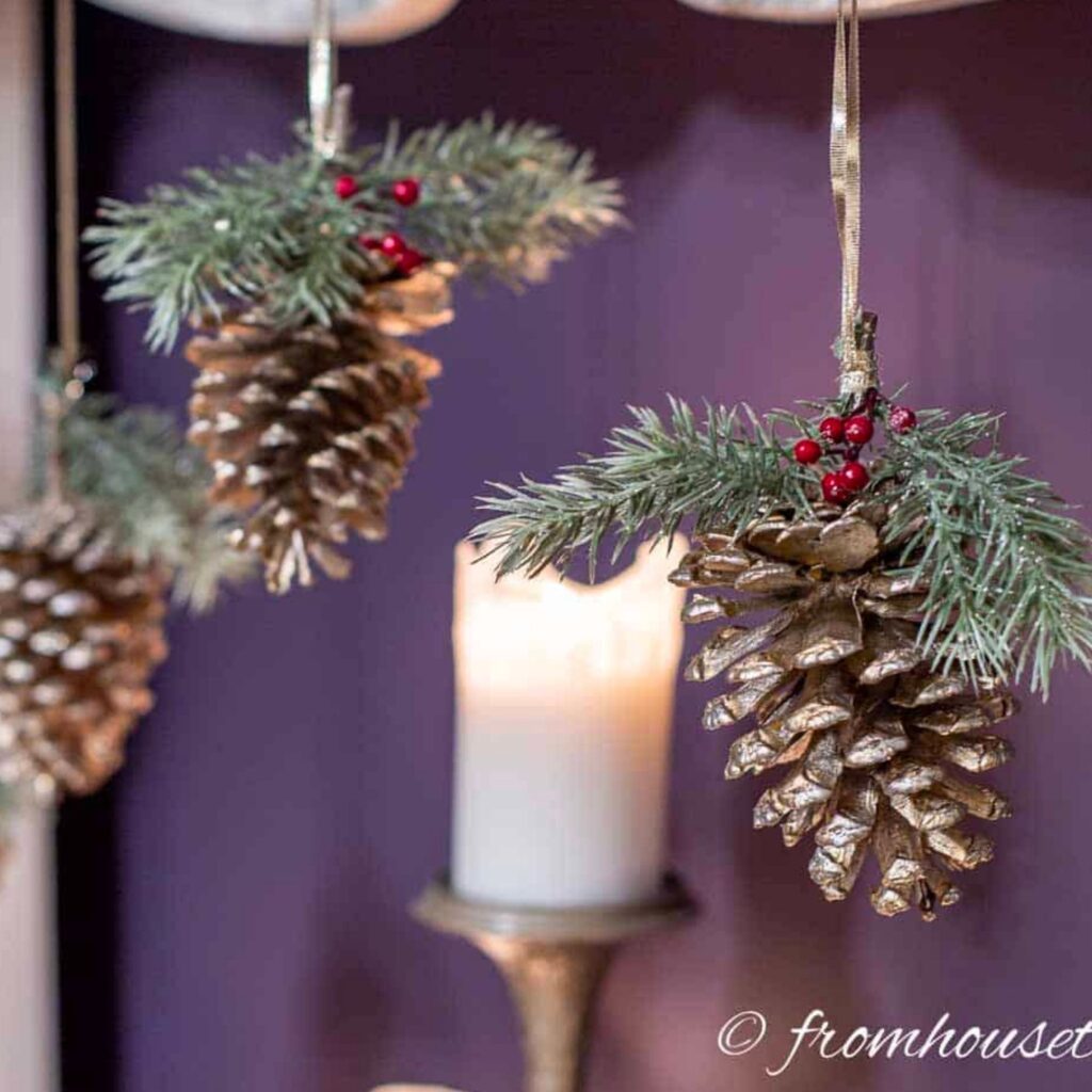 Pine cone craft ideas for the holidays you will love