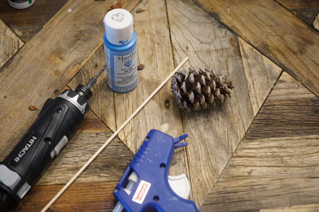 How To Make Pine Cone Flowers Painted   DSC06261 1024x683 